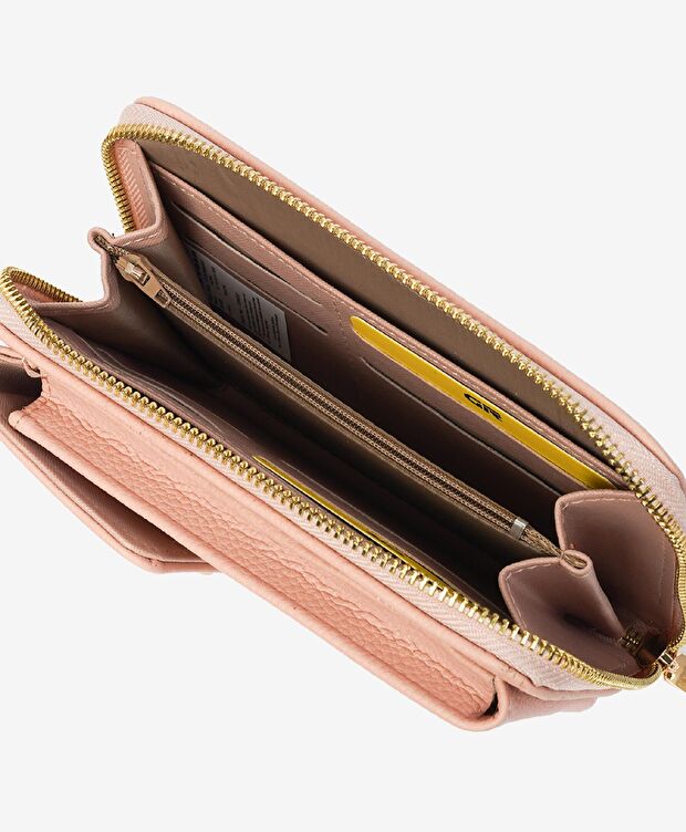 Kadın Pudra Tokalı Çapraz Çanta - 5