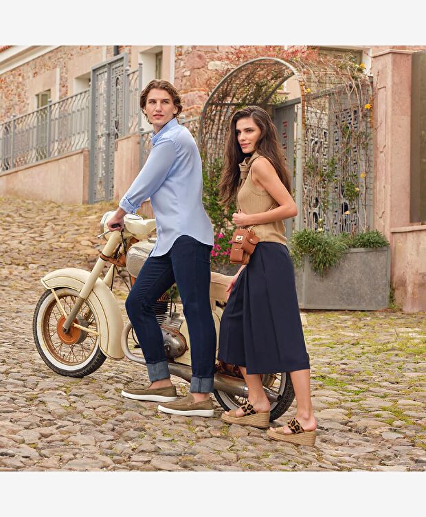 Kadın Taba Tokalı Çapraz Çanta - 7