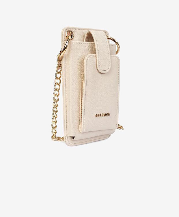 Kadın Siyah Çıtçıtlı Çapraz Çanta - 2