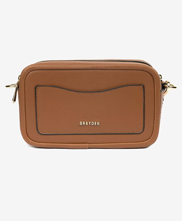 Kadın Taba İki Bölmeli Omuz Çantası - 4