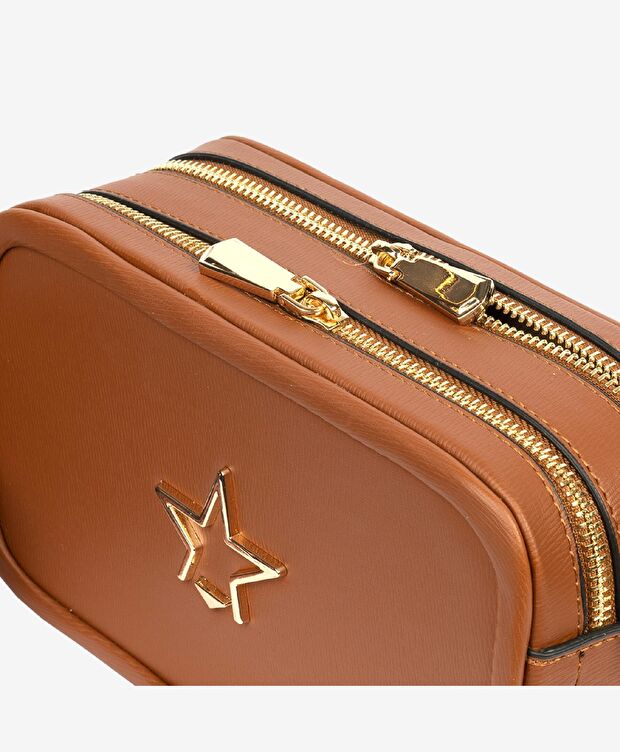 Kadın Taba İki Bölmeli Omuz Çantası - 5