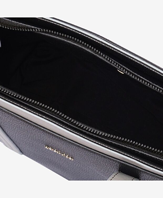 Kadın Siyah Tek Bölmeli Omuz Çantası - 6