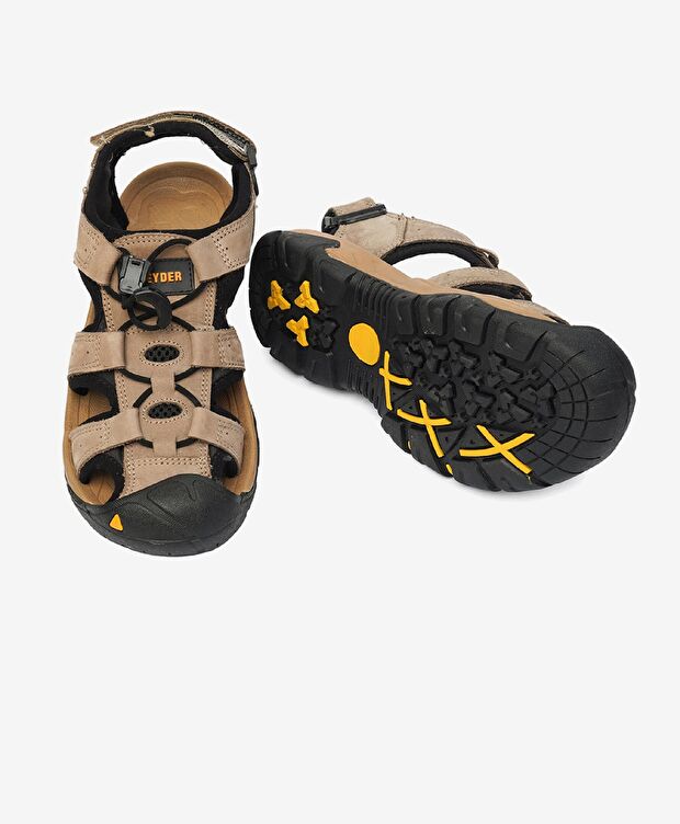 Kadın Vizon Hakiki Deri Sandalet - 6