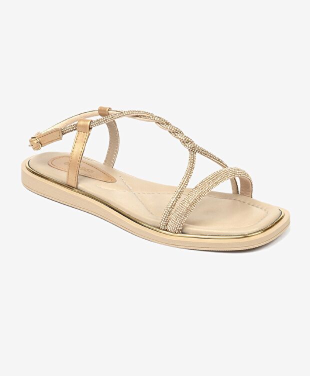 Kadın Bakır Hakiki Deri Sandalet - 2