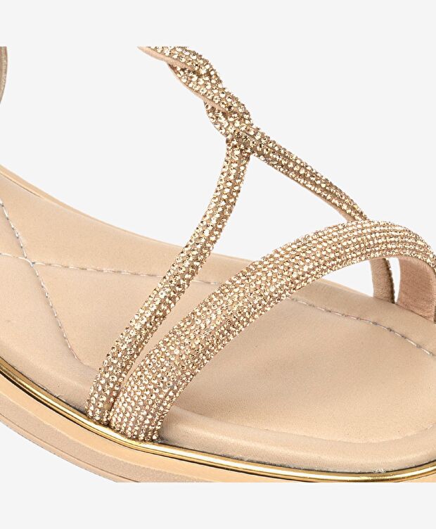 Kadın Bakır Hakiki Deri Sandalet - 5