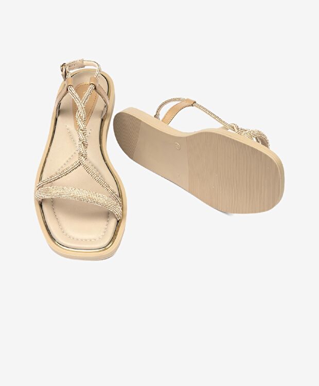 Kadın Bakır Hakiki Deri Sandalet - 6