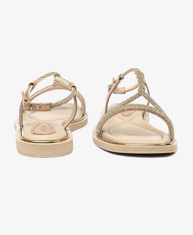 Kadın Bakır Hakiki Deri Sandalet - 7