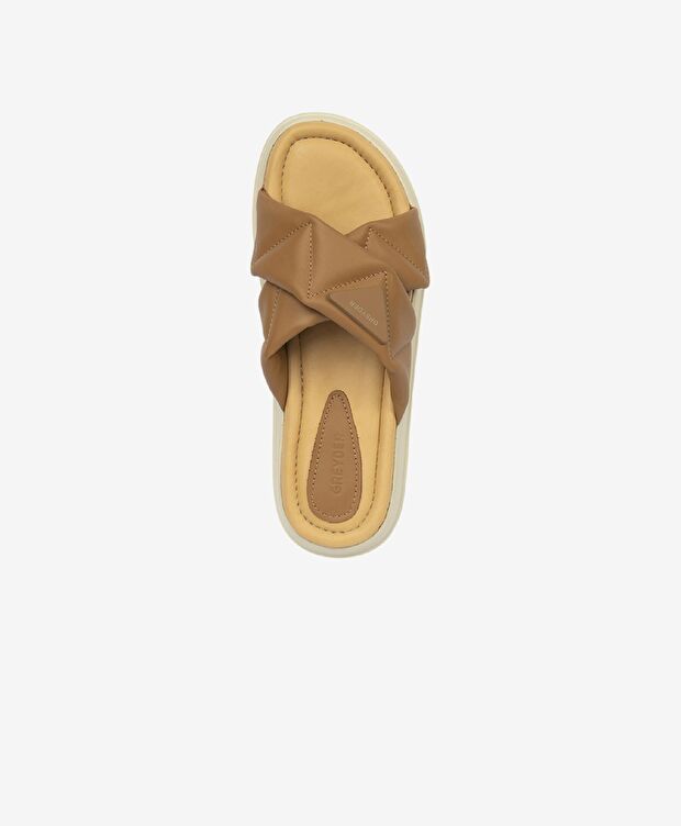 Kadın Taba Hakiki Deri Terlik - 4