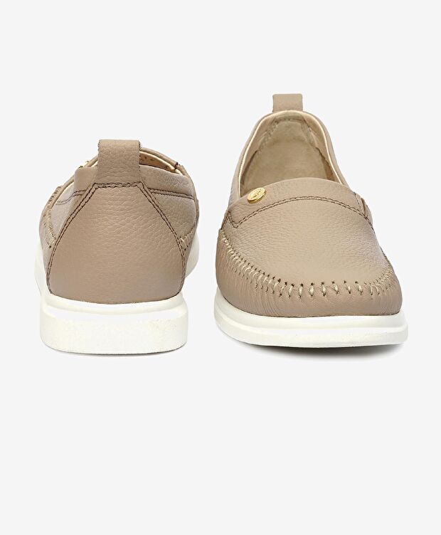 Kadın Vizon Hakiki Deri Casual Ayakkabı - 7