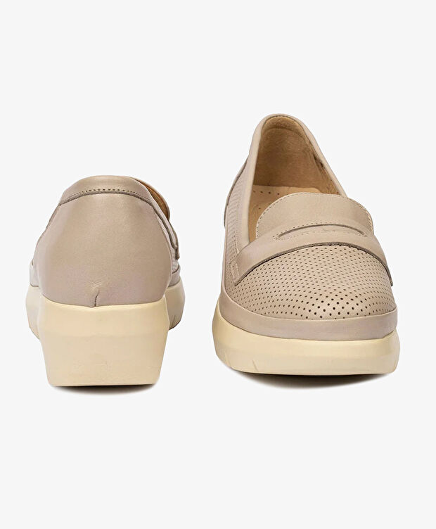 Kadın Vizon Hakiki Deri Casual Ayakkkabı - 7