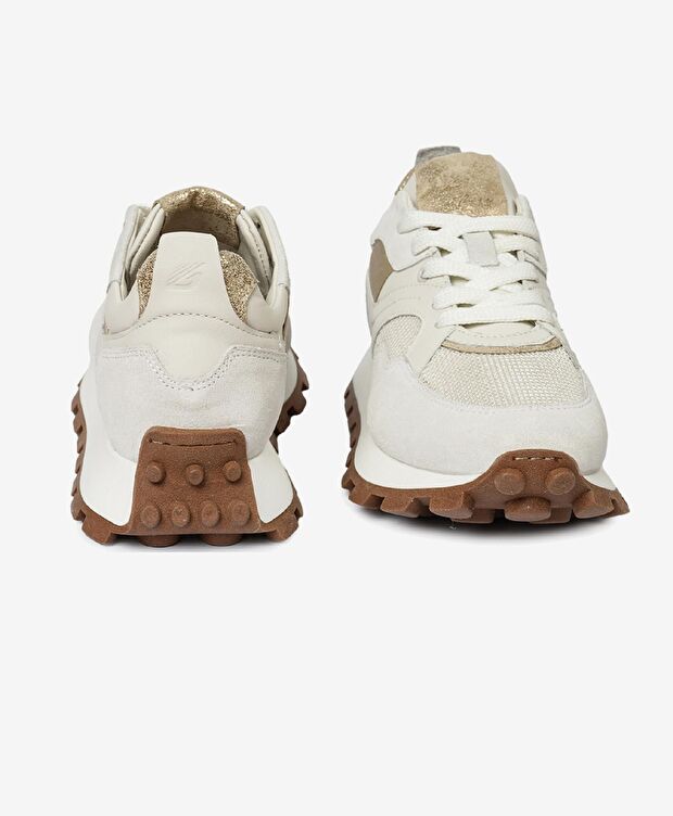 Kadın Beyaz Hakiki Deri Spor Ayakkabı - 7