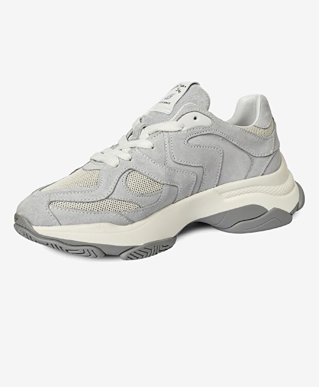 Kadın Gri Hakiki Deri Spor Ayakkabı - 3