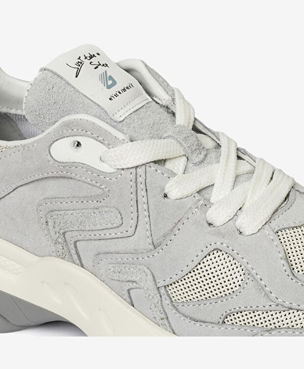 Kadın Gri Hakiki Deri Spor Ayakkabı - 5