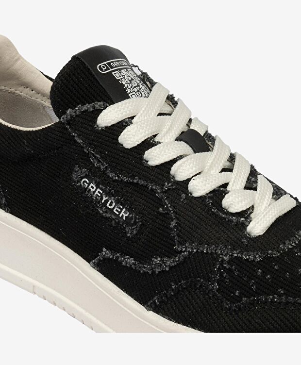 Kadın Siyah Hakiki Deri Sneaker Ayakkabı - 5