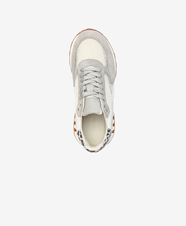 Kadın Gri Hakiki Deri Spor Ayakkabı - 4