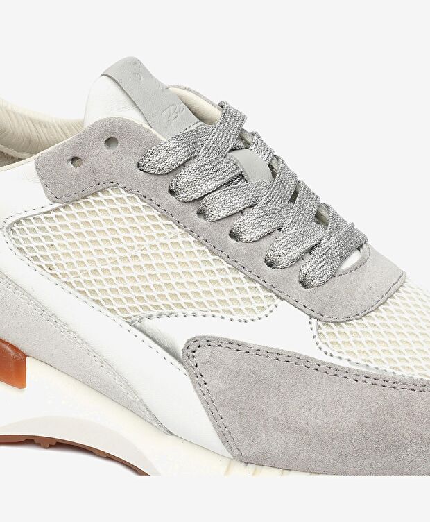 Kadın Gri Hakiki Deri Spor Ayakkabı - 5