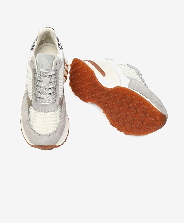 Kadın Gri Hakiki Deri Spor Ayakkabı - 6