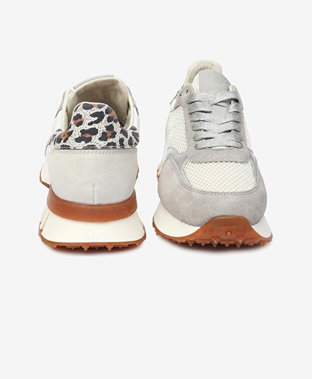 Kadın Gri Hakiki Deri Spor Ayakkabı - 7