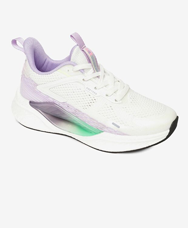 Kadın Beyaz Lila Spor Ayakkabı - 2