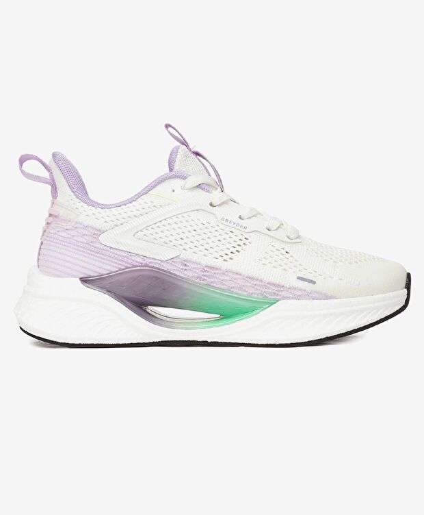 Kadın Beyaz Lila Spor Ayakkabı - 1