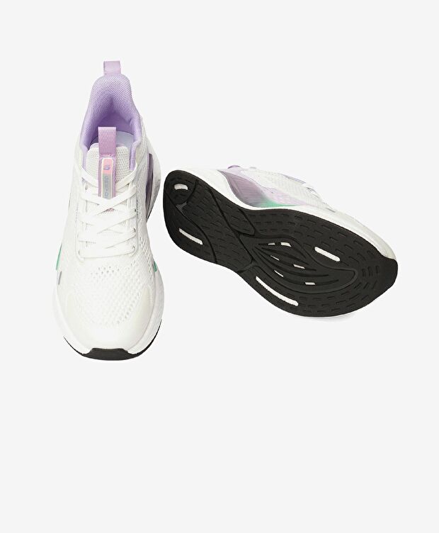 Kadın Beyaz Lila Spor Ayakkabı - 6