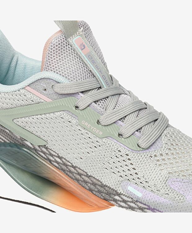 Kadın Açık Gri Mint Yeşili Spor Ayakkabı - 7