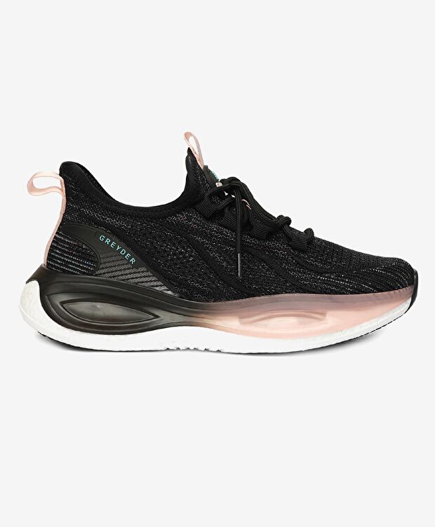 Kadın Siyah Pudra Spor Ayakkabı - 1