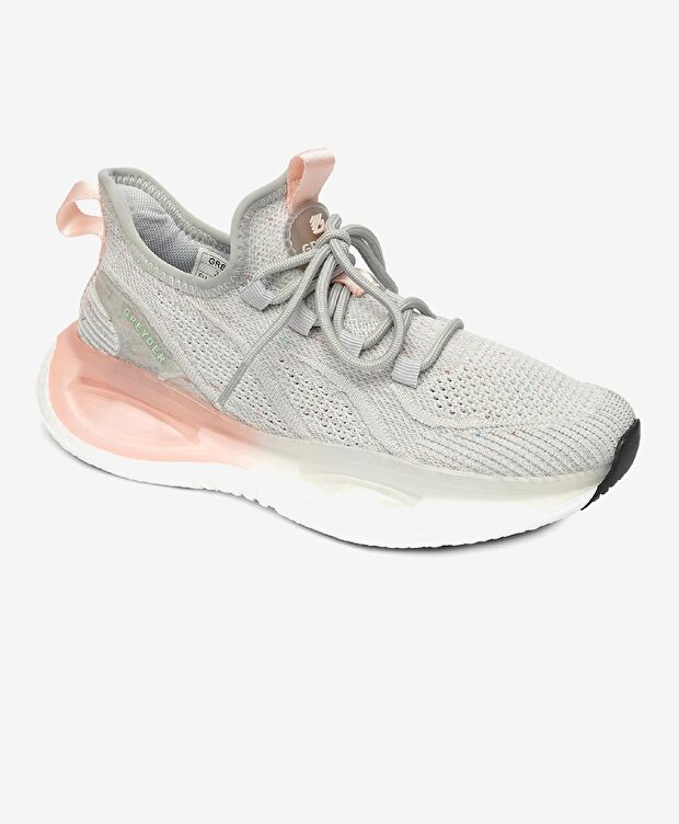 Kadın Açık Gri Pudra Spor Ayakkabı - 2