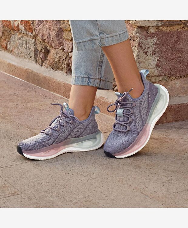 Kadın Lila Mint Yeşili Spor Ayakkabı - 9