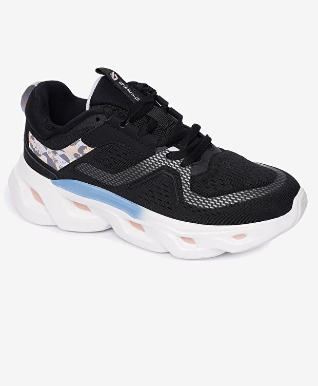 Kadın Siyah Pudra Spor Ayakkabı - 2