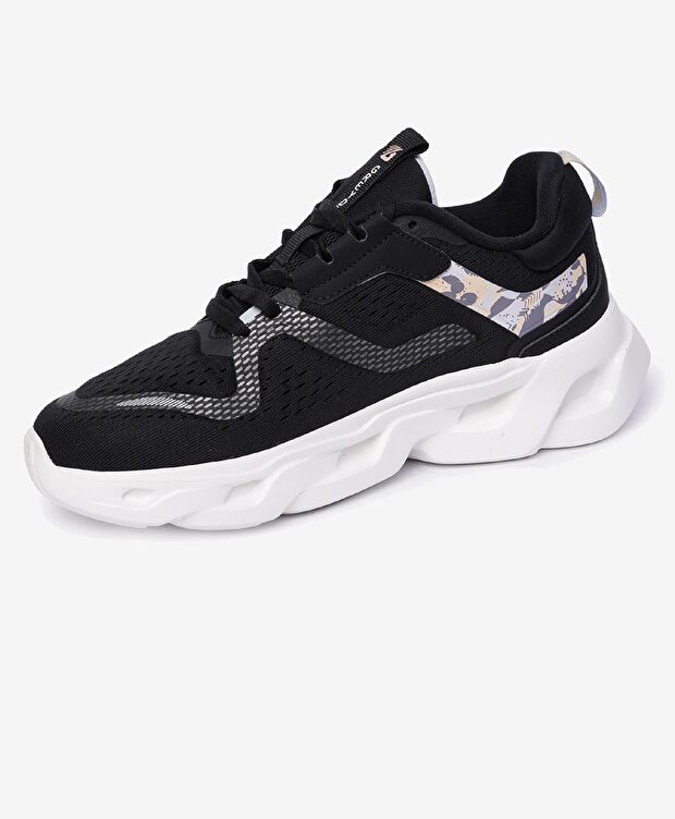 Kadın Siyah Pudra Spor Ayakkabı - 3