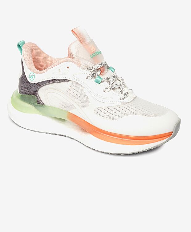 Kadın Beyaz Pudra Spor Ayakkabı - 2