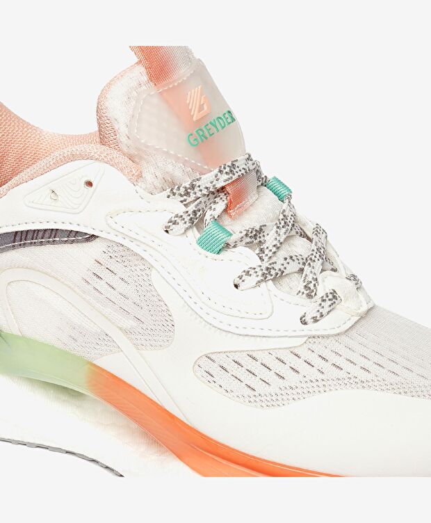 Kadın Beyaz Pudra Spor Ayakkabı - 5