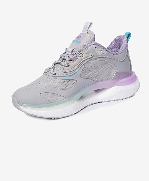 Kadın Açık Gri Lila Spor Ayakkabı - 3