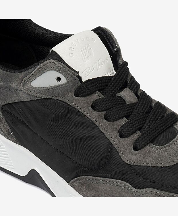 Kadın Antrasit Hakiki Deri Spor Ayakkabı - 6