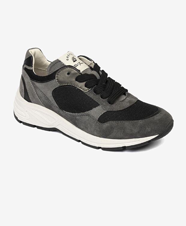 Kadın Antrasit Hakiki Deri Spor Ayakkabı - 2