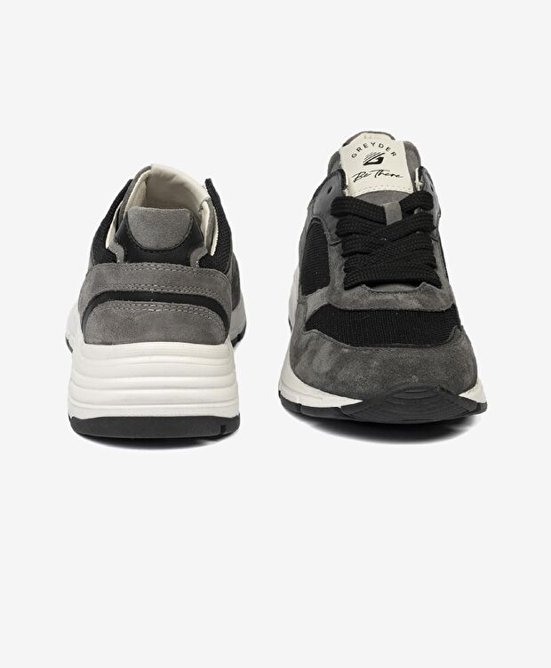 Kadın Antrasit Hakiki Deri Spor Ayakkabı - 7