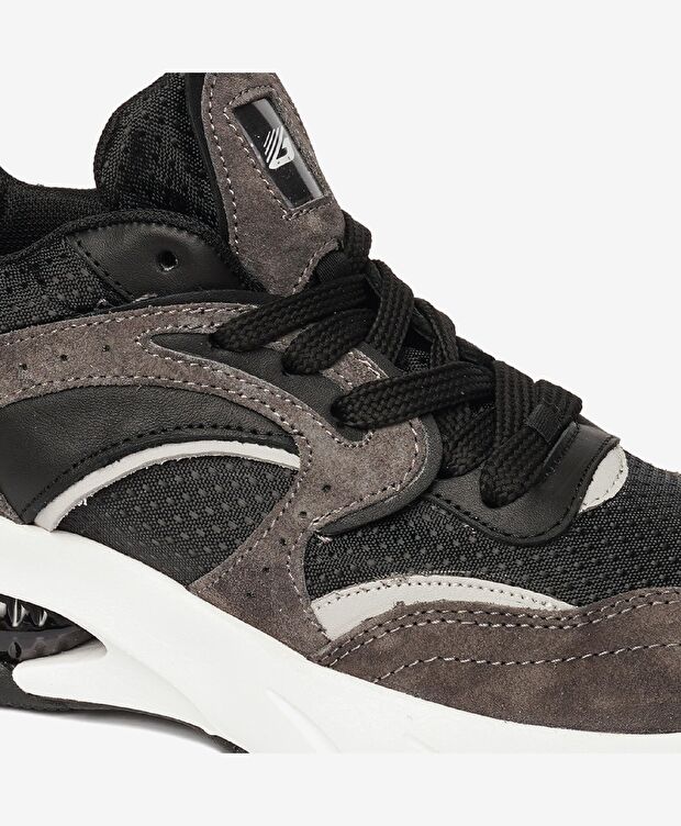 Kadın Füme Hakiki Deri Spor Ayakkabı - 5