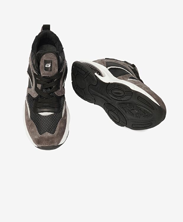 Kadın Füme Hakiki Deri Spor Ayakkabı - 6