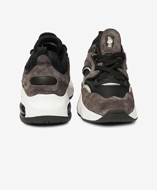 Kadın Füme Hakiki Deri Spor Ayakkabı - 7