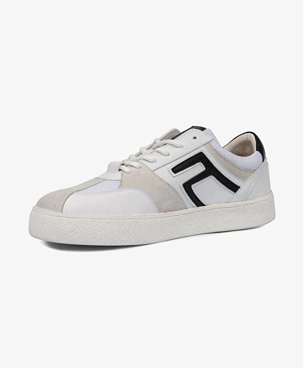 Greyder LAB Kadın Beyaz Siyah Sneaker Ayakkabı - 3