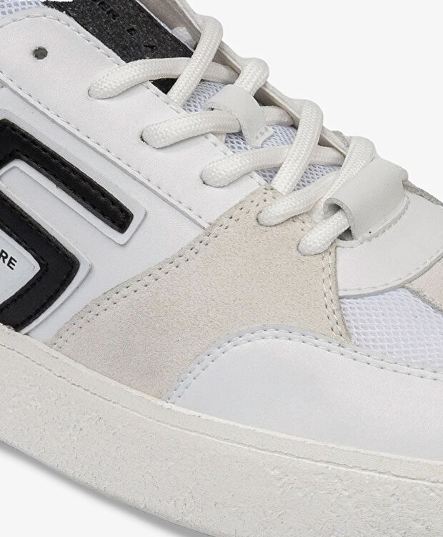 Greyder LAB Kadın Beyaz Siyah Sneaker Ayakkabı - 5