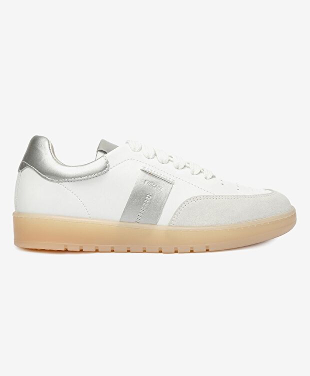 Greyder LAB Kadın Beyaz Gümüş Sneaker Ayakkabı - 1