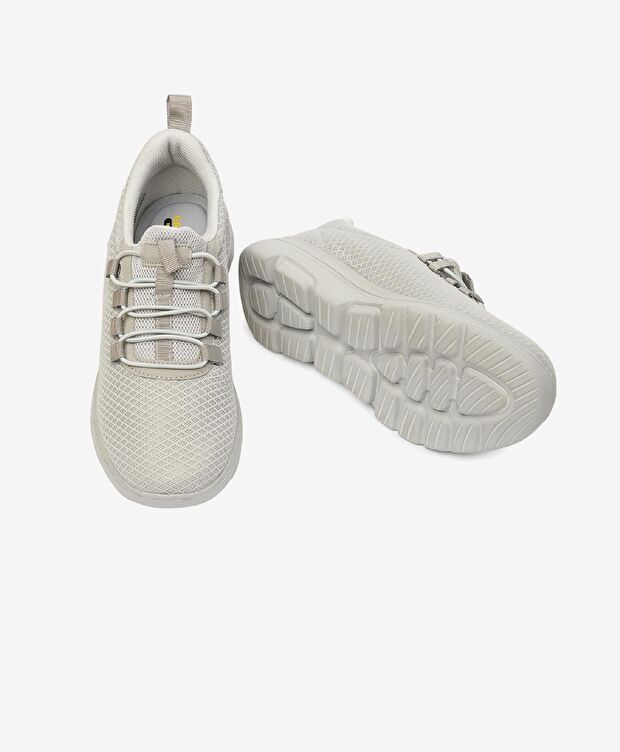 Kadın Gri Hakiki Deri Spor Ayakkabı - 6