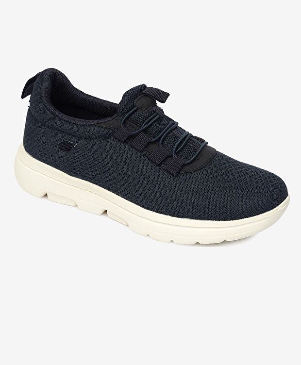 Kadın Lacivert Hakiki Deri Spor Ayakkabı - 2