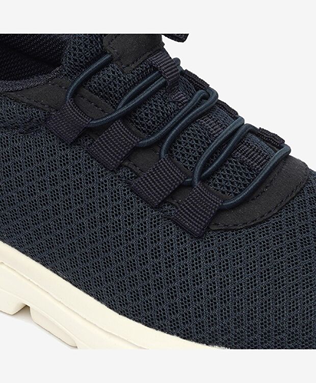 Kadın Lacivert Hakiki Deri Spor Ayakkabı - 5