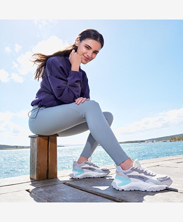 Kadın Gri Spor Ayakkabı - 8