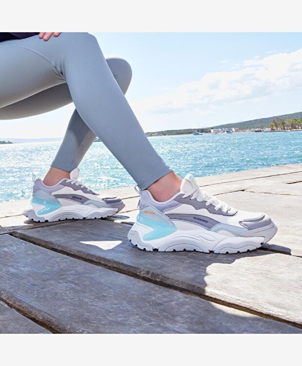 Kadın Gri Spor Ayakkabı - 9