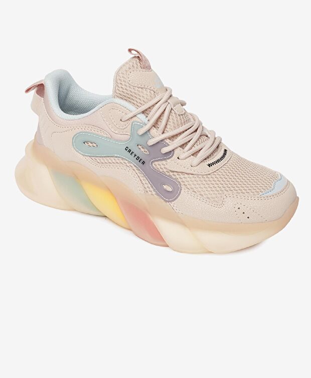 Kadın Pudra Spor Ayakkabı - 2