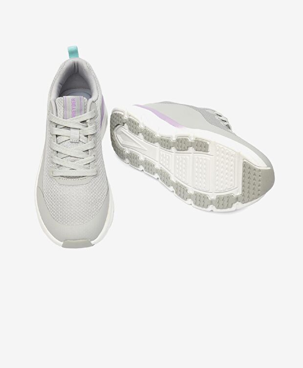 Kadın Gri Hakiki Deri Spor Ayakkabı - 6